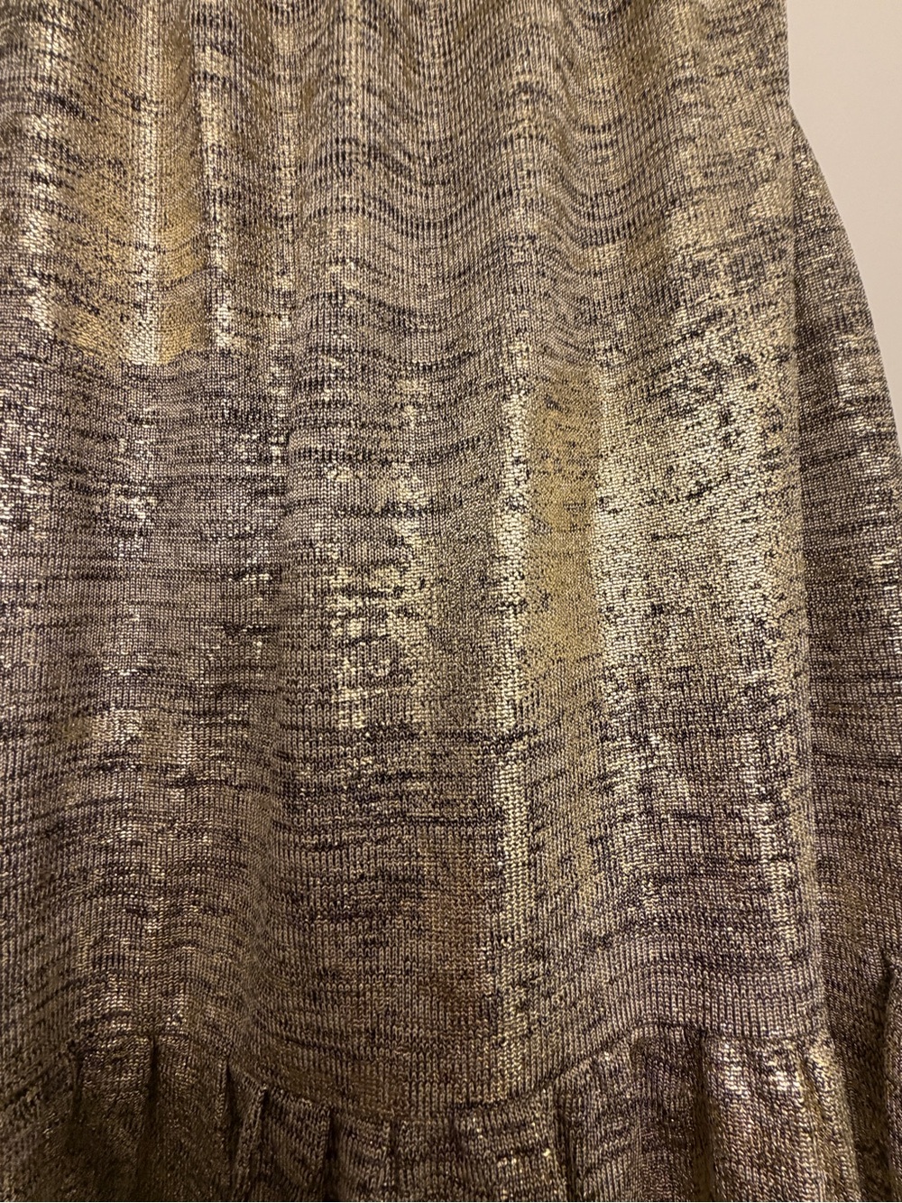 Anthropologie Sunday in Brooklyn Gold XL Becca Tiered Ruffle Tank Top - Picture 8 of 9